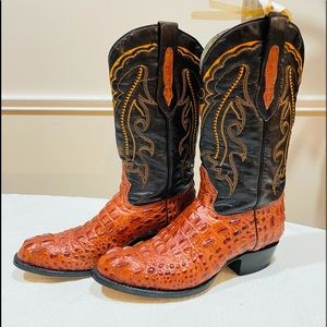 Alligator skin men’s boots! Brand new!!!!